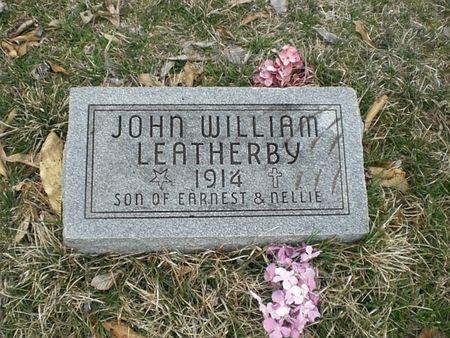 LEATHERBY, JOHN WILLIAM - Wapello County, Iowa | JOHN WILLIAM LEATHERBY 