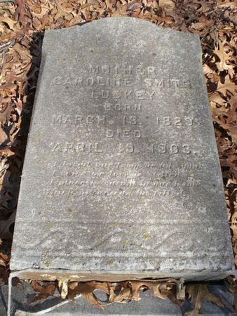 LUCKEY, CAROLINE SMITH - Wapello County, Iowa | CAROLINE SMITH LUCKEY 