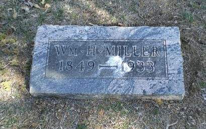MILLER, WM. H. - Wapello County, Iowa | WM. H. MILLER 