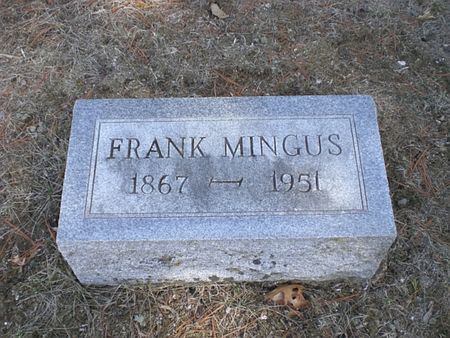 MINGUS, FRANK - Wapello County, Iowa | FRANK MINGUS 