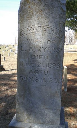 MYERS, ELIZABETH M. - Wapello County, Iowa | ELIZABETH M. MYERS 