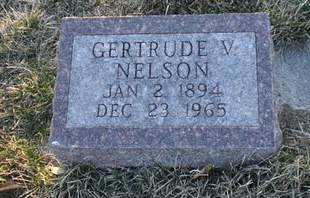 NELSON, GERTRUDE VIRGINIA - Wapello County, Iowa | GERTRUDE VIRGINIA NELSON 
