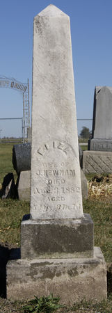 NEWMAN, ELIZA - Wapello County, Iowa | ELIZA NEWMAN 