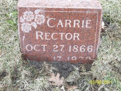 CANNAM RECTOR, CARRIE - Wapello County, Iowa | CARRIE CANNAM RECTOR 