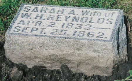 REYNOLDS, SARAH A. - Wapello County, Iowa | SARAH A. REYNOLDS 