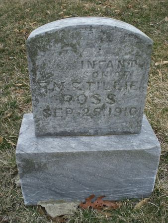 ROSS, INFANT SON - Wapello County, Iowa | INFANT SON ROSS 