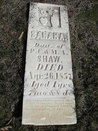 SHAW, SARAH A. - Wapello County, Iowa | SARAH A. SHAW 