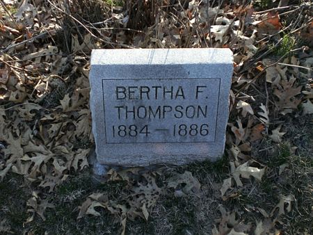 THOMPSON, BERTHA F. - Wapello County, Iowa | BERTHA F. THOMPSON 