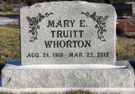 WHORTON, MARY E. - Wapello County, Iowa | MARY E. WHORTON 