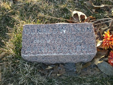 WILSON, DONALD - Wapello County, Iowa | DONALD WILSON 