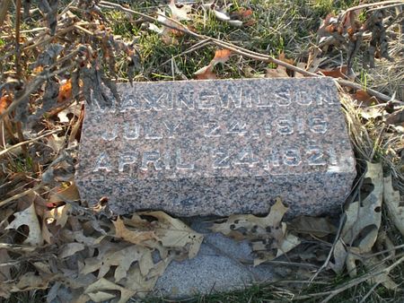 WILSON, MAXINE - Wapello County, Iowa | MAXINE WILSON 