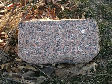 WILSON, VIOLET - Wapello County, Iowa | VIOLET WILSON 