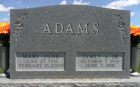 ADAMS, MARY JUNE - Warren County, Iowa | MARY JUNE ADAMS 