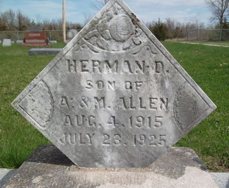 ALLEN, HERMAN D. - Warren County, Iowa | HERMAN D. ALLEN 