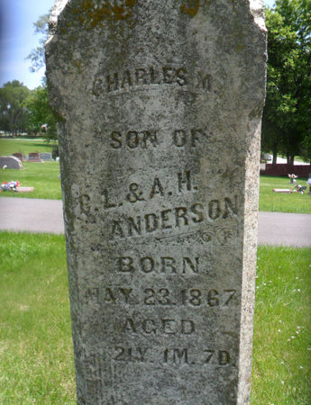 ANDERSON, CHARLES M. - Warren County, Iowa | CHARLES M. ANDERSON 