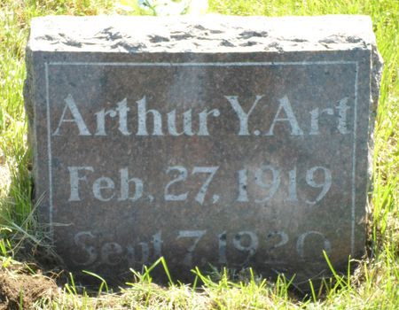 ART, ARTHUR Y. - Warren County, Iowa | ARTHUR Y. ART 
