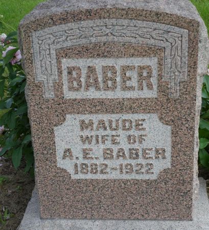 BABER, MAUDE - Warren County, Iowa | MAUDE BABER 
