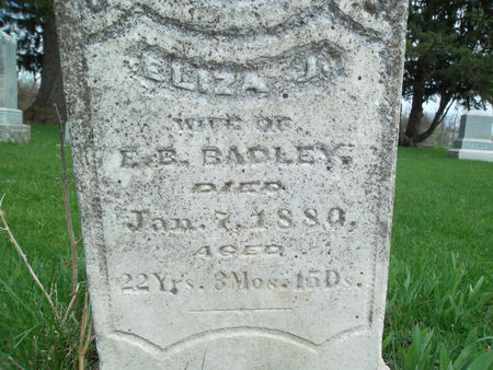 BADLEY, ELIZA J. - Warren County, Iowa | ELIZA J. BADLEY 
