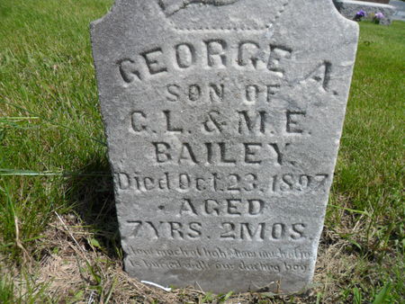 BAILEY, GEORGE A. - Warren County, Iowa | GEORGE A. BAILEY 