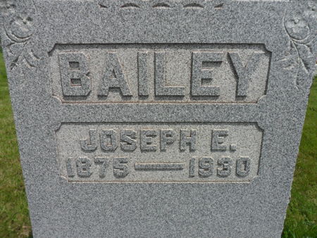 BAILEY, JOSEPH E. - Warren County, Iowa | JOSEPH E. BAILEY 