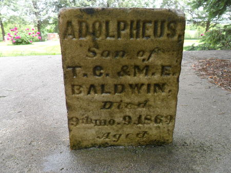 BALDWIN, ADOLPHEUS - Warren County, Iowa | ADOLPHEUS BALDWIN 