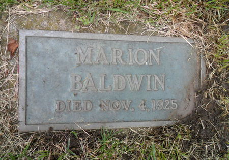BALDWIN, MARION FRANCIS - Warren County, Iowa | MARION FRANCIS BALDWIN 