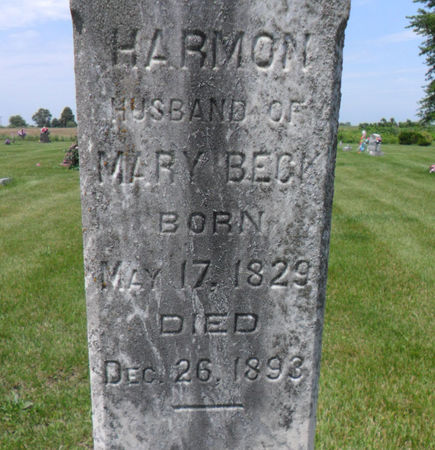 BECK, HARMON - Warren County, Iowa | HARMON BECK 