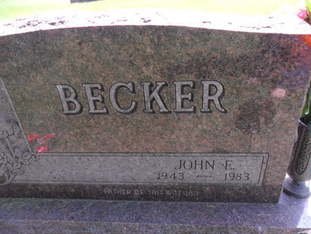 BECKER, JOHN E. - Warren County, Iowa | JOHN E. BECKER 