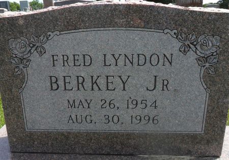 BERKEY, FRED LYNDON JR. - Warren County, Iowa | FRED LYNDON JR. BERKEY 