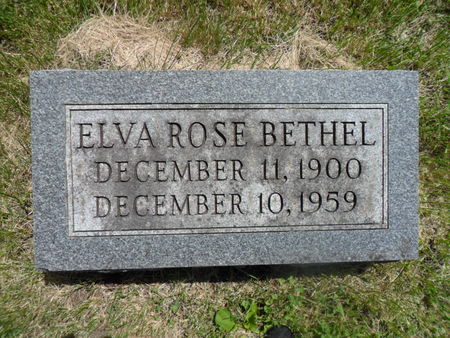 BETHEL, ELVA ROSE - Warren County, Iowa | ELVA ROSE BETHEL 
