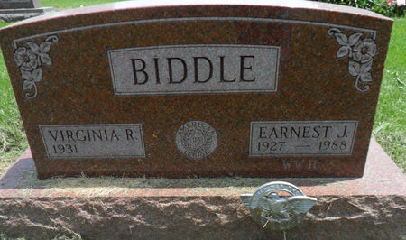 BIDDLE, EARNEST J. - Warren County, Iowa | EARNEST J. BIDDLE 