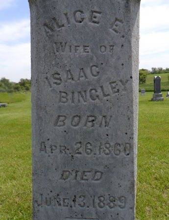 BINGLEY, ALICE E. - Warren County, Iowa | ALICE E. BINGLEY 