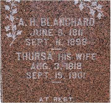 BLANCHARD, THURSA - Warren County, Iowa | THURSA BLANCHARD 
