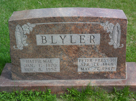 BLYLER, PETER PRESTON - Warren County, Iowa | PETER PRESTON BLYLER 