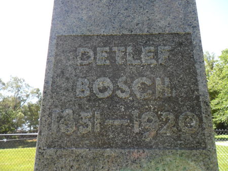 BOSCH, DETLEF - Warren County, Iowa | DETLEF BOSCH 