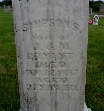 BRYANT, SIMPSON S. - Warren County, Iowa | SIMPSON S. BRYANT 