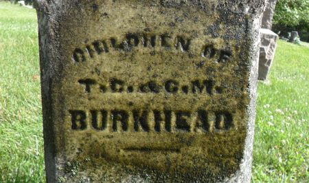 BURKHEAD, FAMILY STONE - Warren County, Iowa | FAMILY STONE BURKHEAD 