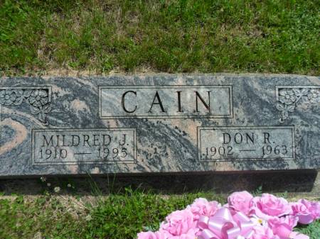 CAIN, MILDRED J. - Warren County, Iowa | MILDRED J. CAIN 
