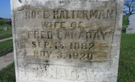 HALTERMAN CANADAY, ROSE - Warren County, Iowa | ROSE HALTERMAN CANADAY 