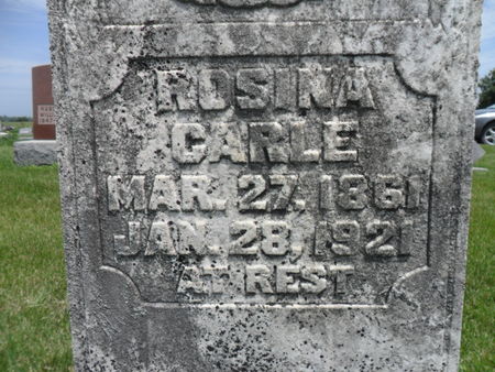 CARLE, ROSINA - Warren County, Iowa | ROSINA CARLE 