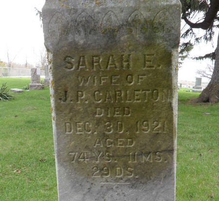 CARLETON, SARAH E. - Warren County, Iowa | SARAH E. CARLETON 