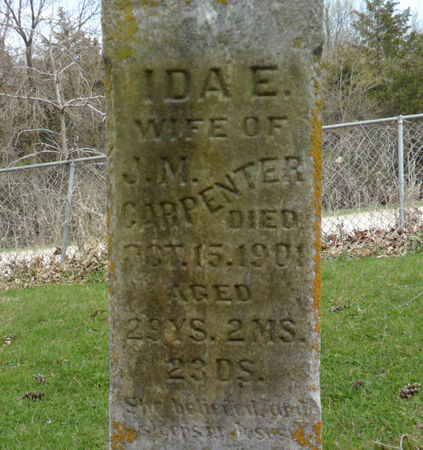 CARPENTER, IDA E. - Warren County, Iowa | IDA E. CARPENTER 