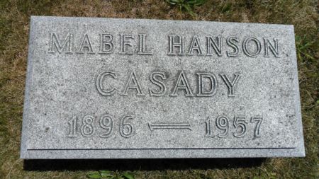 HANSON CASADY, MABEL - Warren County, Iowa | MABEL HANSON CASADY 