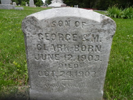 CLARK, INFANT SON - Warren County, Iowa | INFANT SON CLARK 