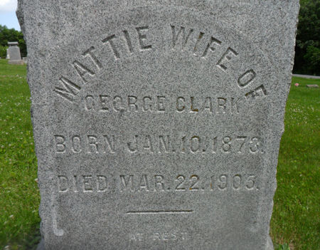 CLARK, MATTIE - Warren County, Iowa | MATTIE CLARK 