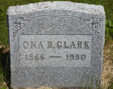 CLARK, ONA B. - Warren County, Iowa | ONA B. CLARK 