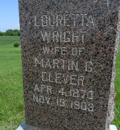 CLEVER, LOURETTA - Warren County, Iowa | LOURETTA CLEVER 