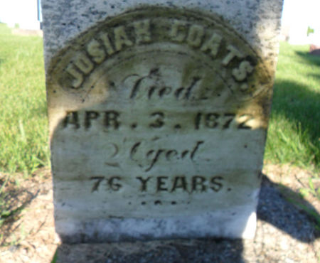 COATS, JOSIAH - Warren County, Iowa | JOSIAH COATS 