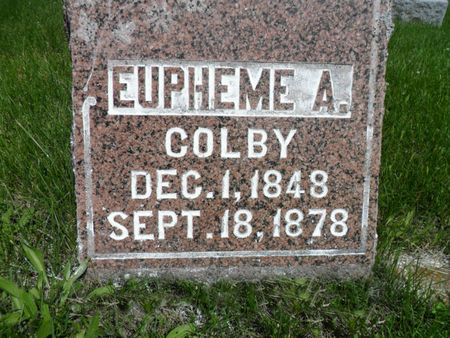 COLBY, EUPHEME A. - Warren County, Iowa | EUPHEME A. COLBY 