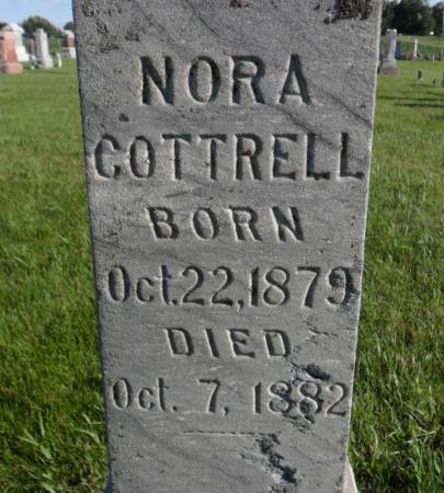COTTRELL, NORA - Warren County, Iowa | NORA COTTRELL 